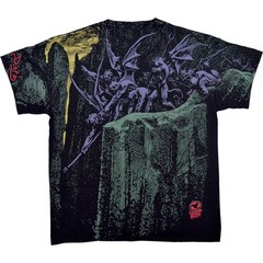 Dore Demons Black T-Shirt Liquid Blue