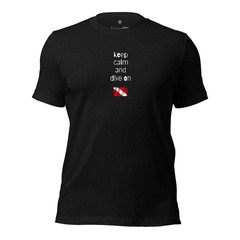 keep calm and dive on, scuba diver shirt, diving shirt, Funny Tshirt