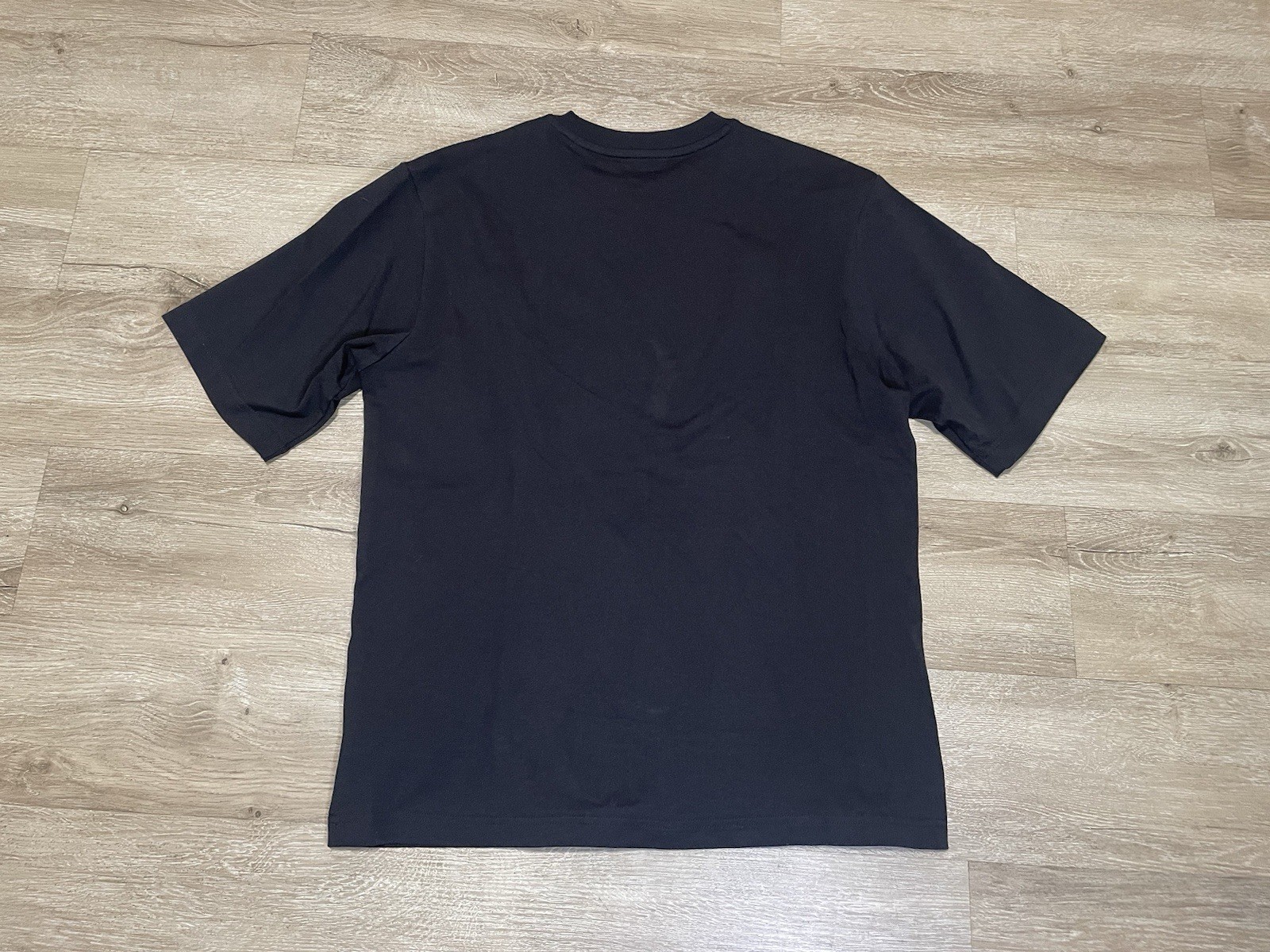 PUMA PumatechX Boxy Mens Sz S Graphic Crew Neck Short Sleeve T-Shirt Black Y2k gallery