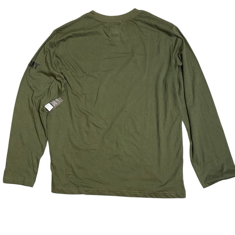NWT Official US Army Licensed Logo Long Sleeve T-Shirt Green Men’s Size L gallery