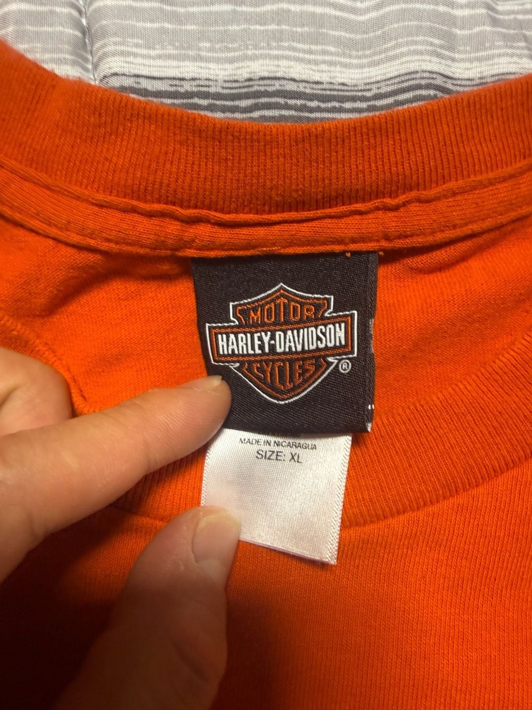 Harley-Davidson Panama City Beach FL Jet Graphic T-Shirt Orange XL gallery