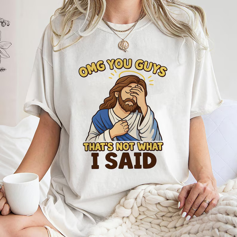 Funny Facepalm Jesus Shirt,OMG You Guys Quote tshirt gallery