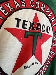 TEXACO Motor Oil Star Logo Size Medium Green PolyesterSpandex Petroleum Gas