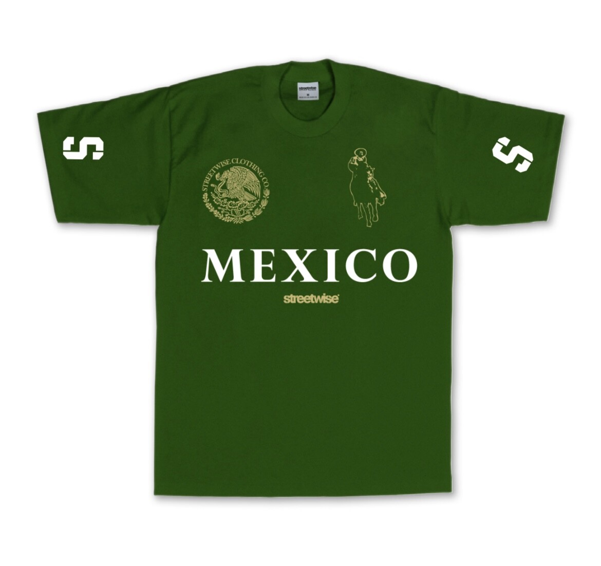 streetwise Narco Polo Graphic T-Shirt Black & Green&White M-L-XL-2XL-3XL-4XL-5XL gallery