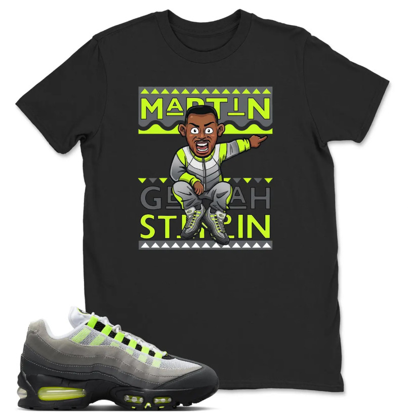 Shirt Black to Match Air Max 95 OG NEON, MArtin Graphic Tee