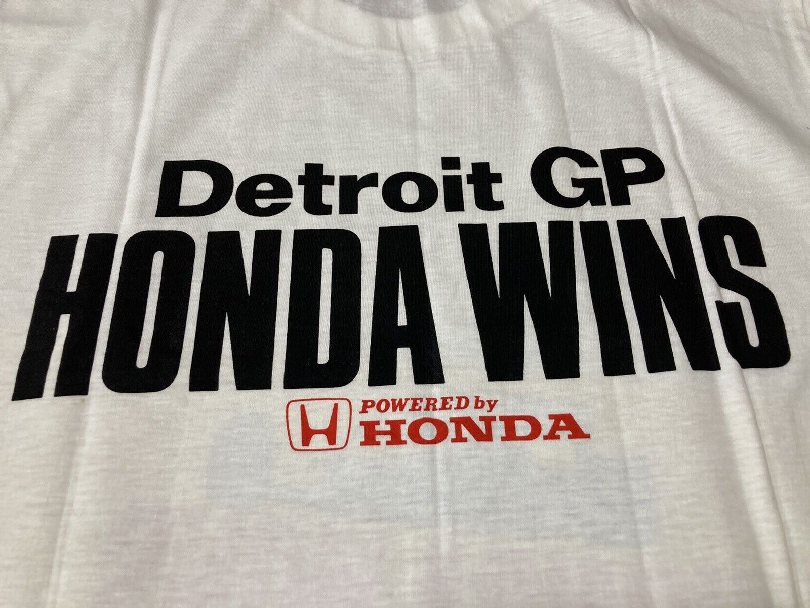 Canon Williams Honda Formula 1 Detroit Grand Prix Tee T Shirt One Size Vtg 1985 gallery