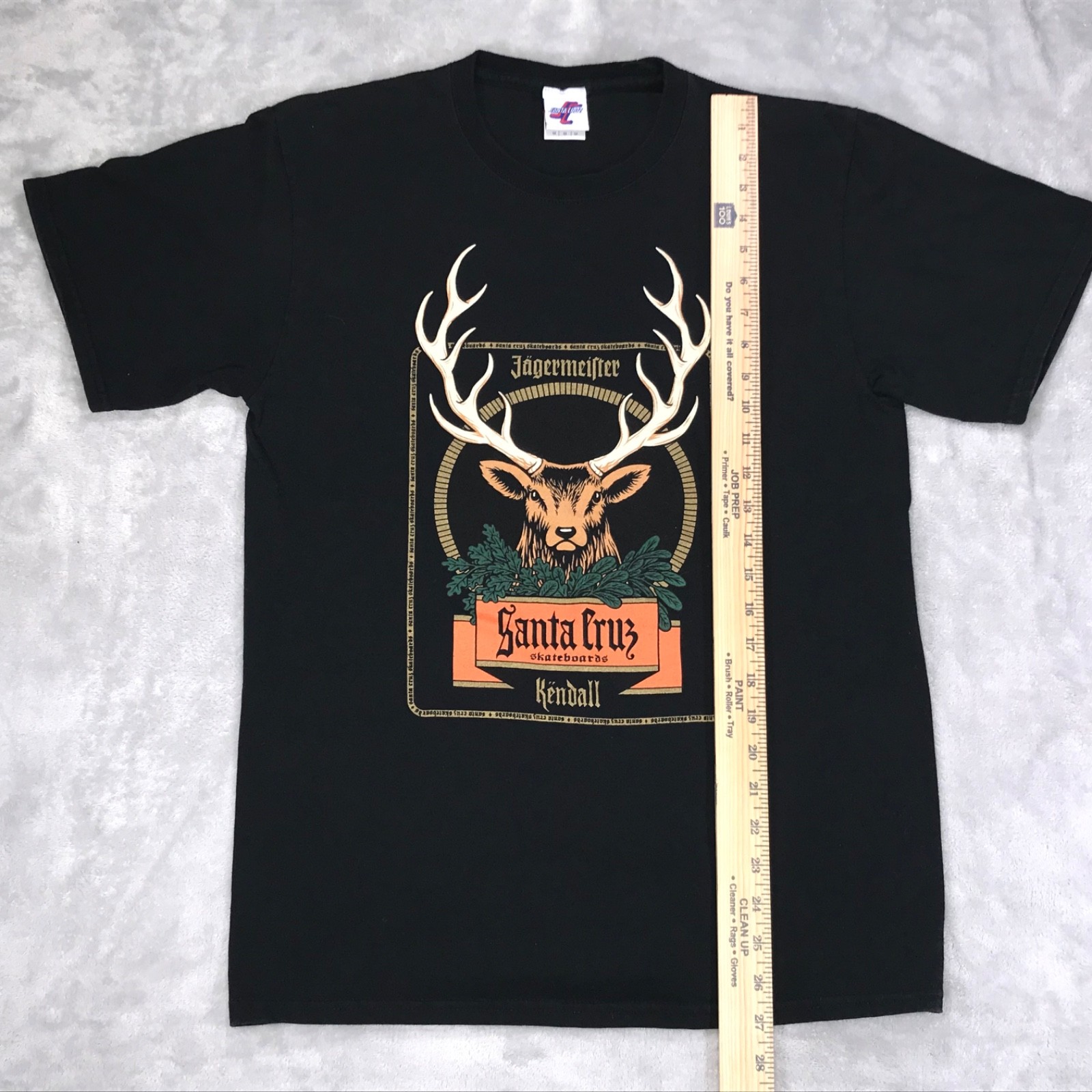 Santa Cruz Skateboards Jagermeister Jeff Kendall Deer 1990's Skater (M) T-Shirt gallery