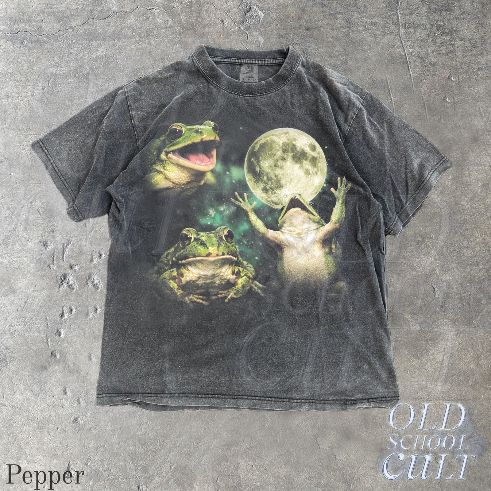 Frog Moon Vintage Graphic T Shirt Retro Amphibian Nature Tee Cottagecore Gift gallery