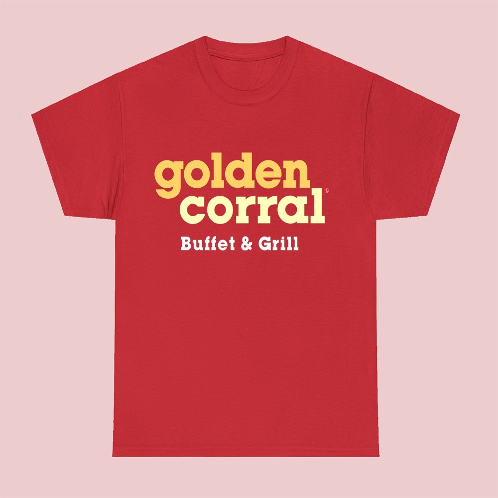 Golden Corral Restaurant Men’s Red Size S-5XL
