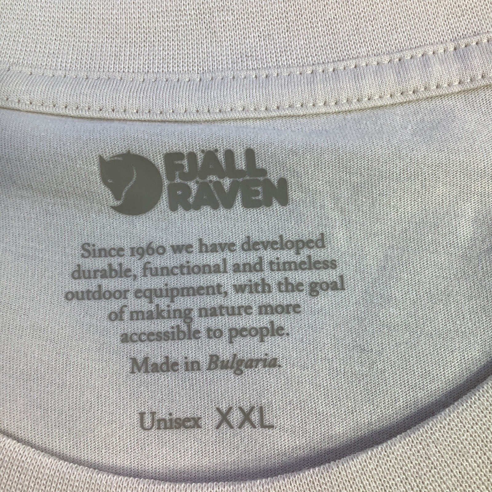Fjallraven Kanken T-Shirt Boston Chalk White Organic Cotton Unisex XXL NWT gallery
