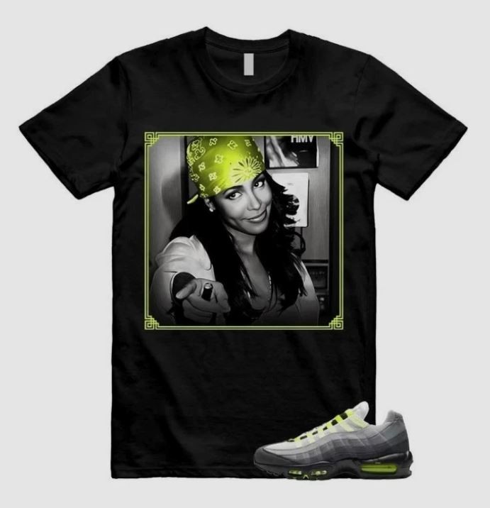 Air Max 95 Big Bubble Neon Yellow Black Cool Grey 2026 OG T Shirt gallery