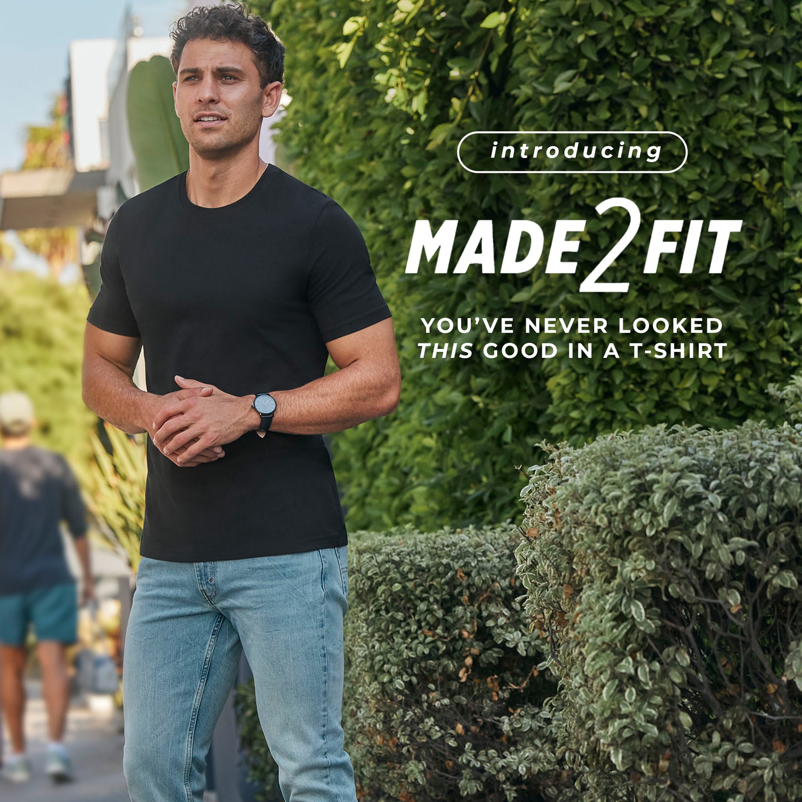 Jockey Men's Made2Fit Crew Neck T-Shirt gallery