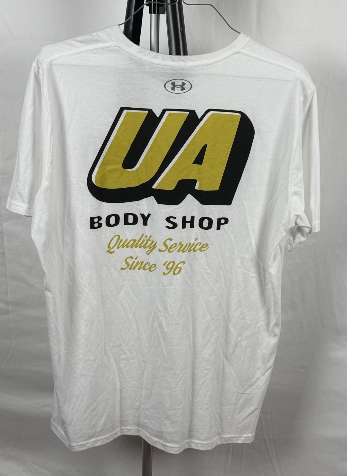 Under Armour UA Body Shop Men’s White Graphic T-Shirt Size XL NWT gallery