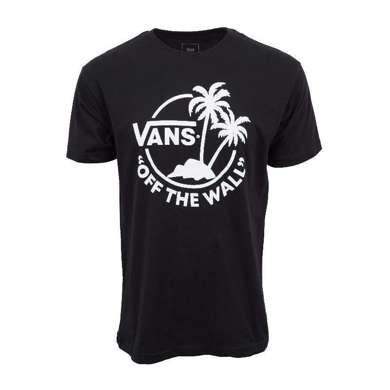 VANS MENS OFF THE WALL ISLAND T SHIRT BLACK NEW