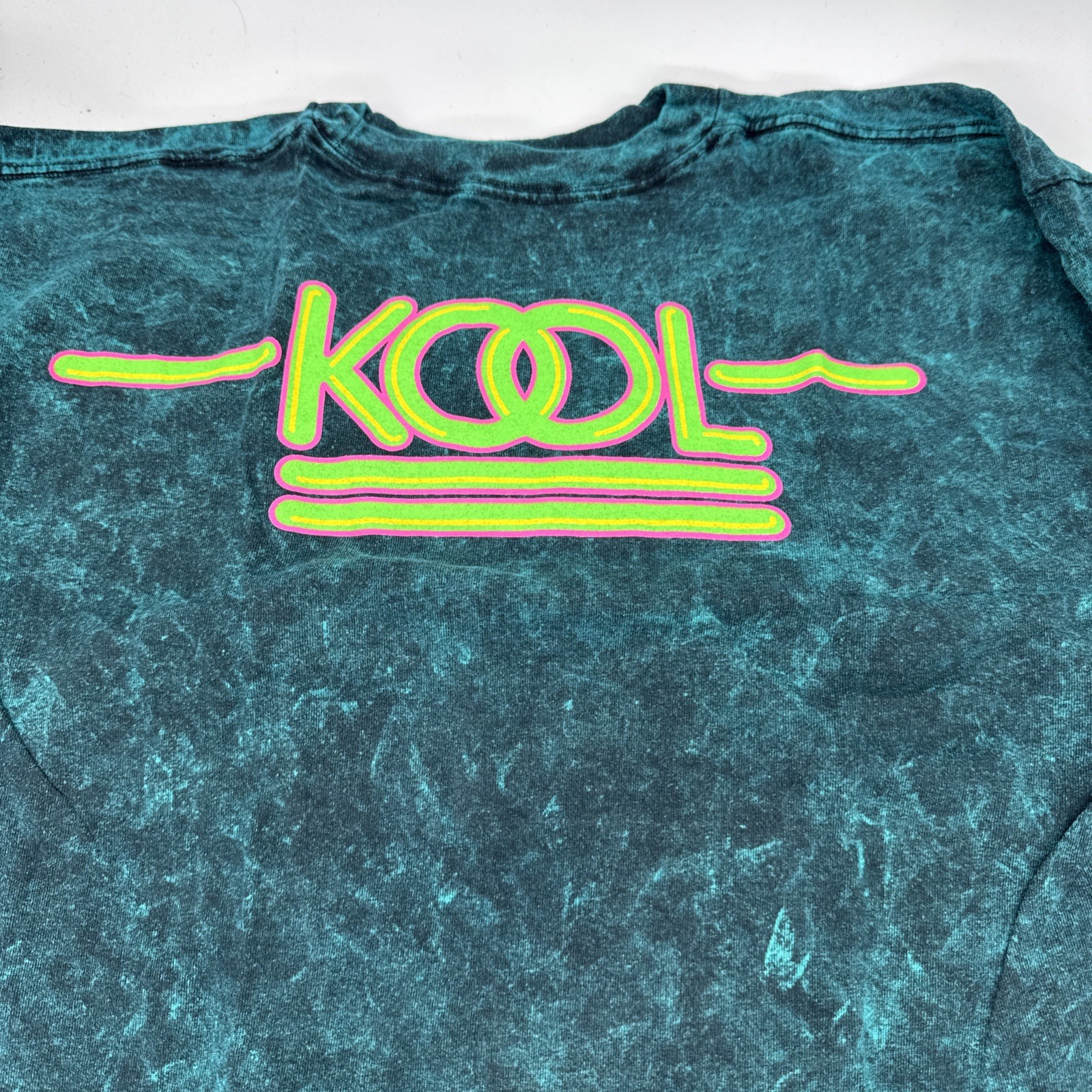 Vintage Kool T-Shirt Mens Size XL Cigarettes Tie Dye Single Stitch USA 90s Green gallery