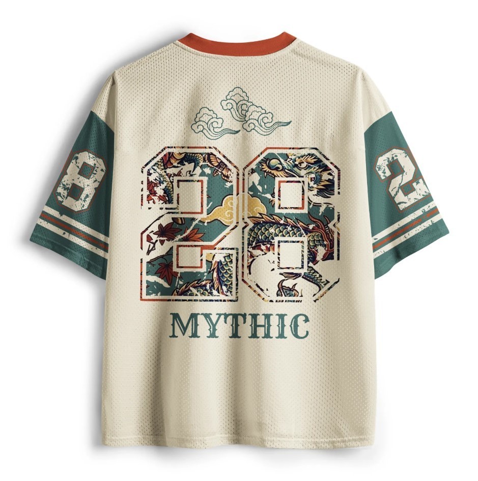 Cloud Dragon Auspicious Qilin Mesh Jersey gallery