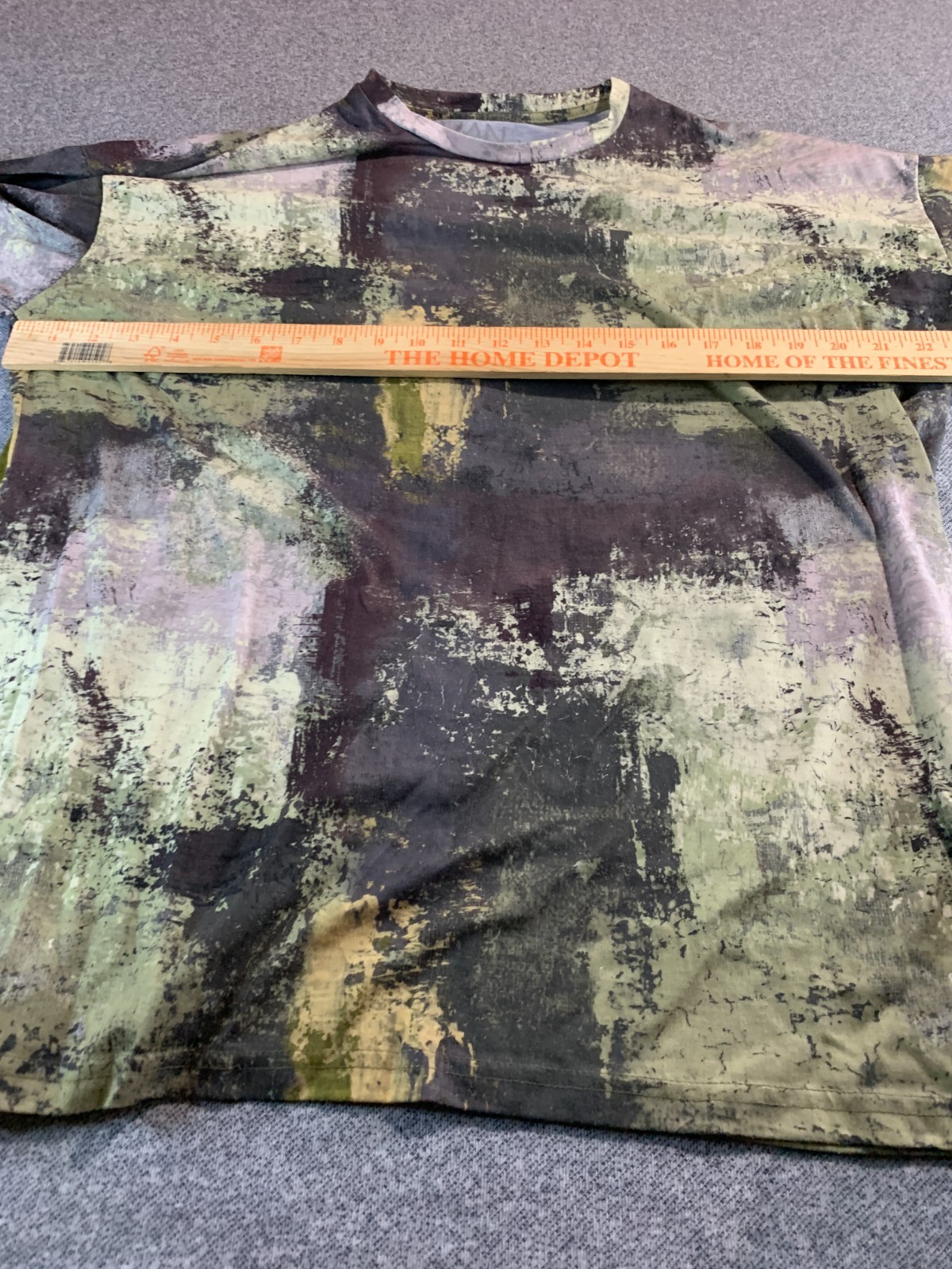 BoohooMan T Shirt Men Multi Camouflage Streetwear Short Sleeve Crewneck Pullover gallery
