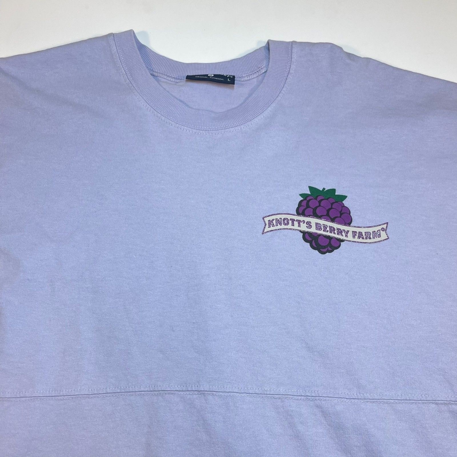 KNOTTS BERRY FARM Boysenberry Festival Spirit Jersey T Shirt Sz Mens L gallery