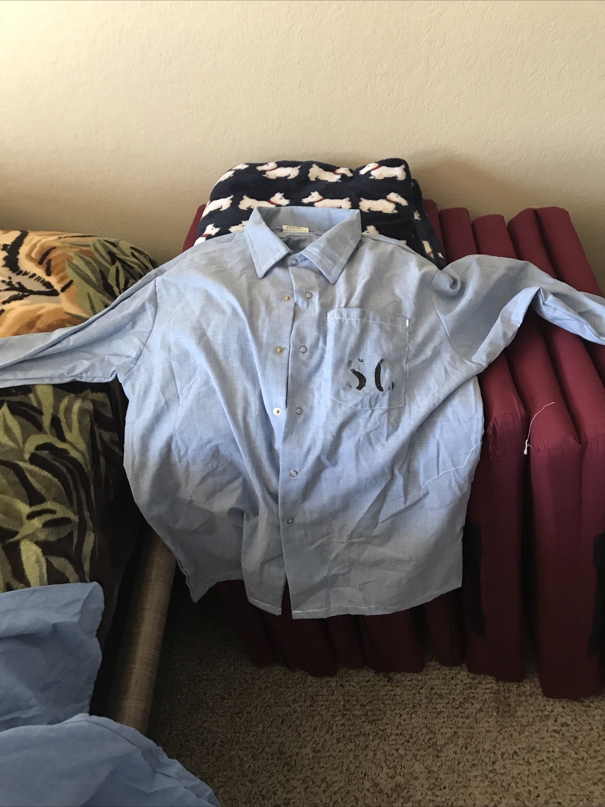 Vintage California Youth Authority Prison Blue Shirts And Standard Issued Boxers gallery