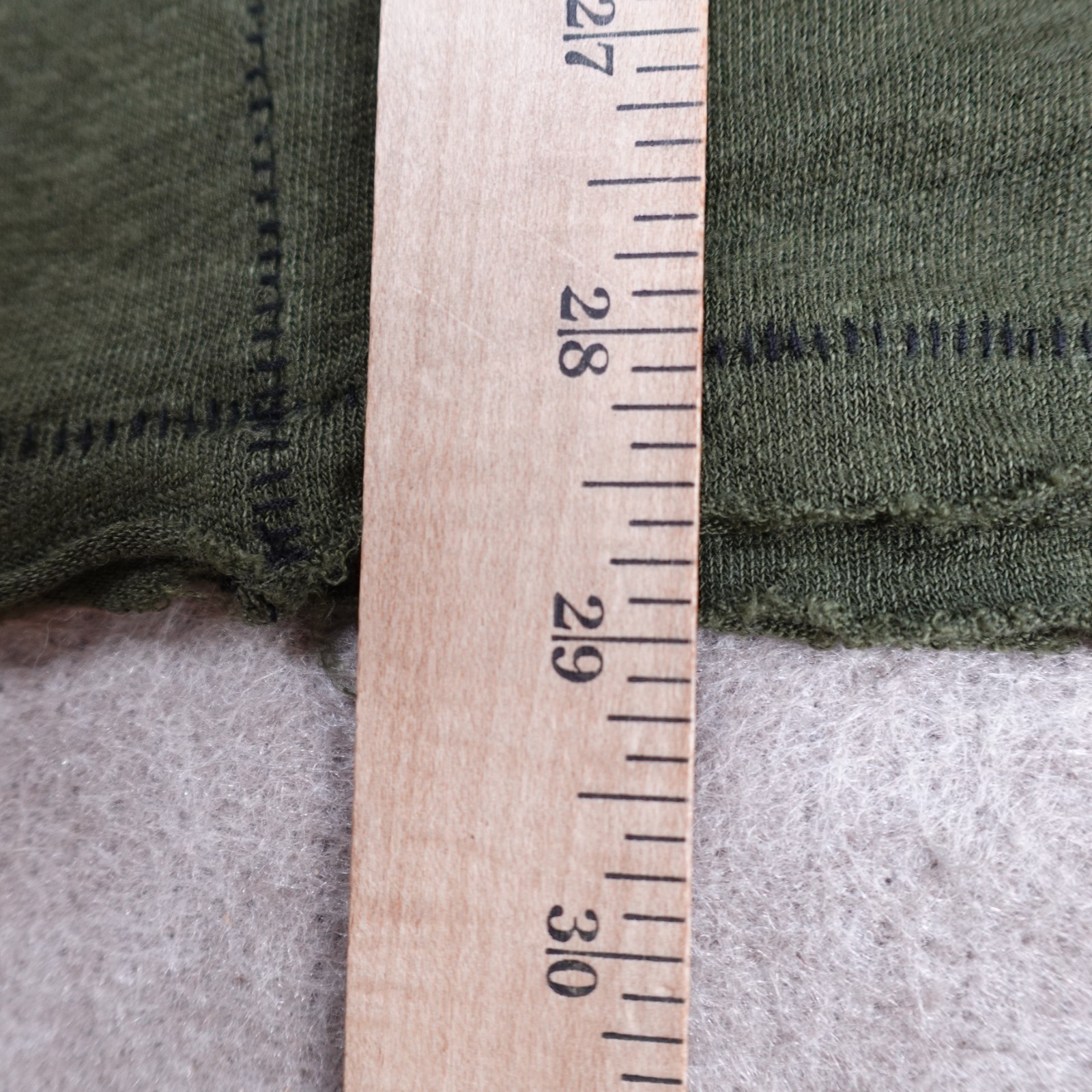 Rag & Bone Mens Shirt Large Green Olive Raw Hem 100% Linen gallery