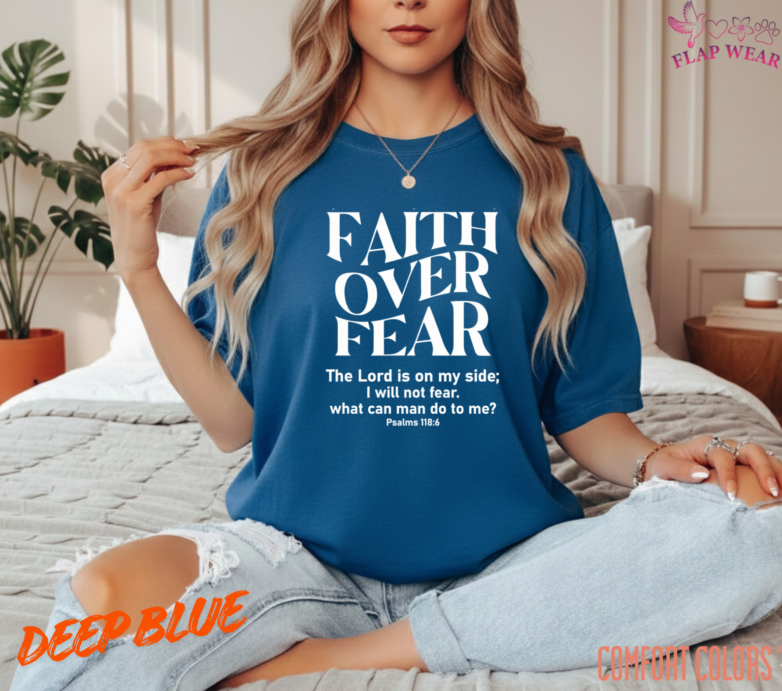 Unisex Faith Over Fear Christian T-Shirt, Men T shirt,Women T shirt Gift Religio gallery