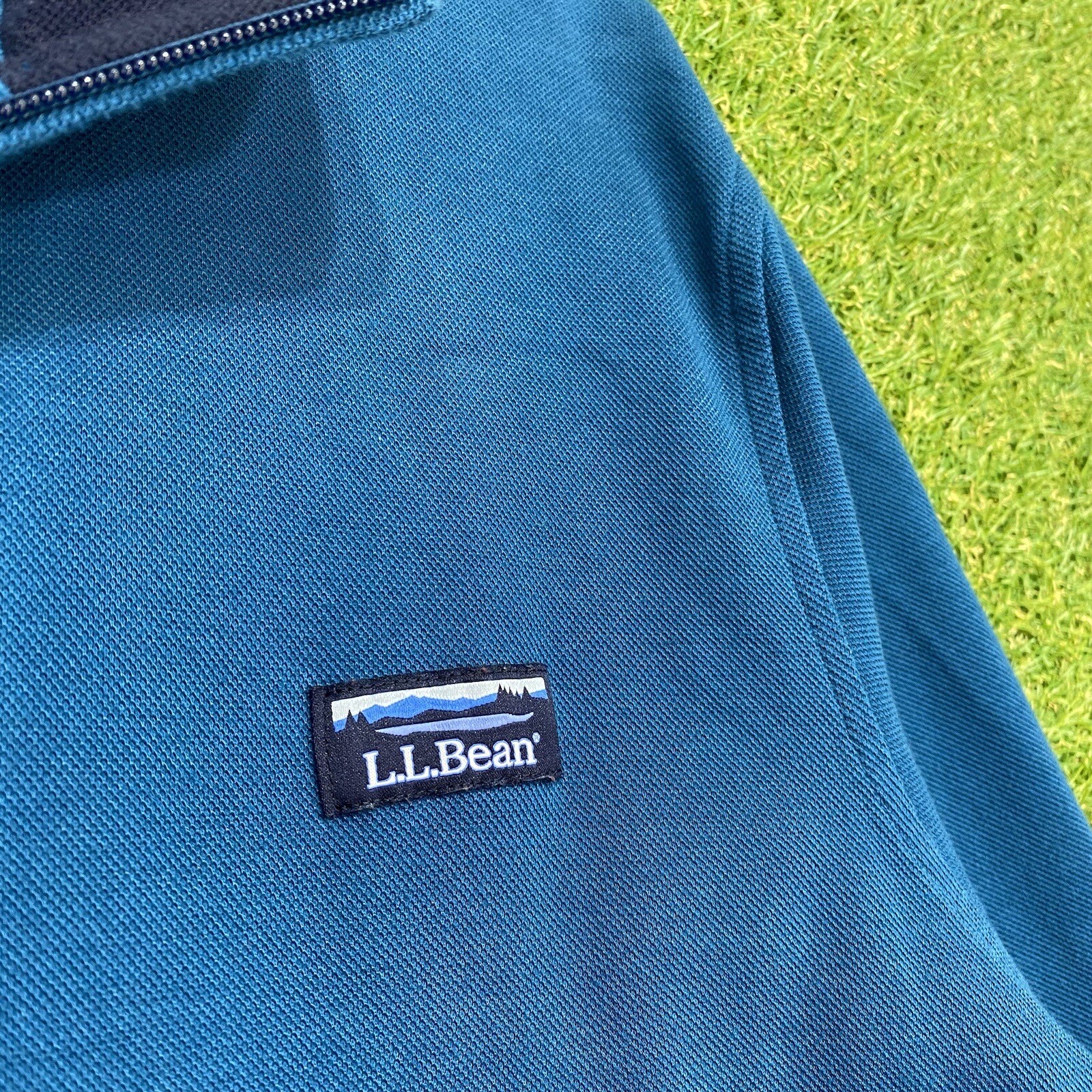 LL Bean 1/4 Zip Jacket Mens Size 2XL XXL Quarter Zip Adult Traditional Outdoors gallery