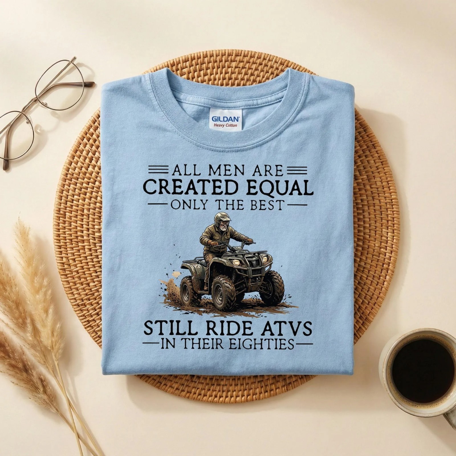 Funny ATV Grandpa Shirt, Rustic off Road Adventure Gift T-Shirt gallery