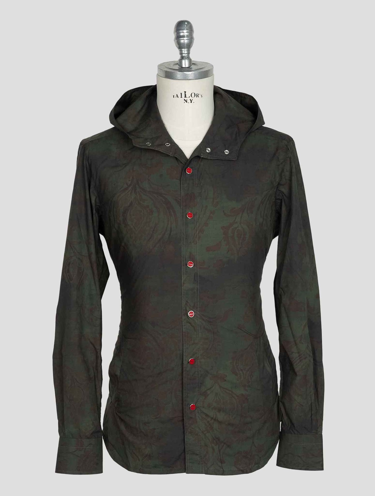 NEW KITON MULTICOLOR COTTON SHIRT MARIANO EU 56 - US 46 - 2XL KME54 gallery