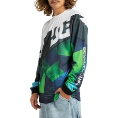 DC Burnout L/S Jersey T-Shirt – Lime Green