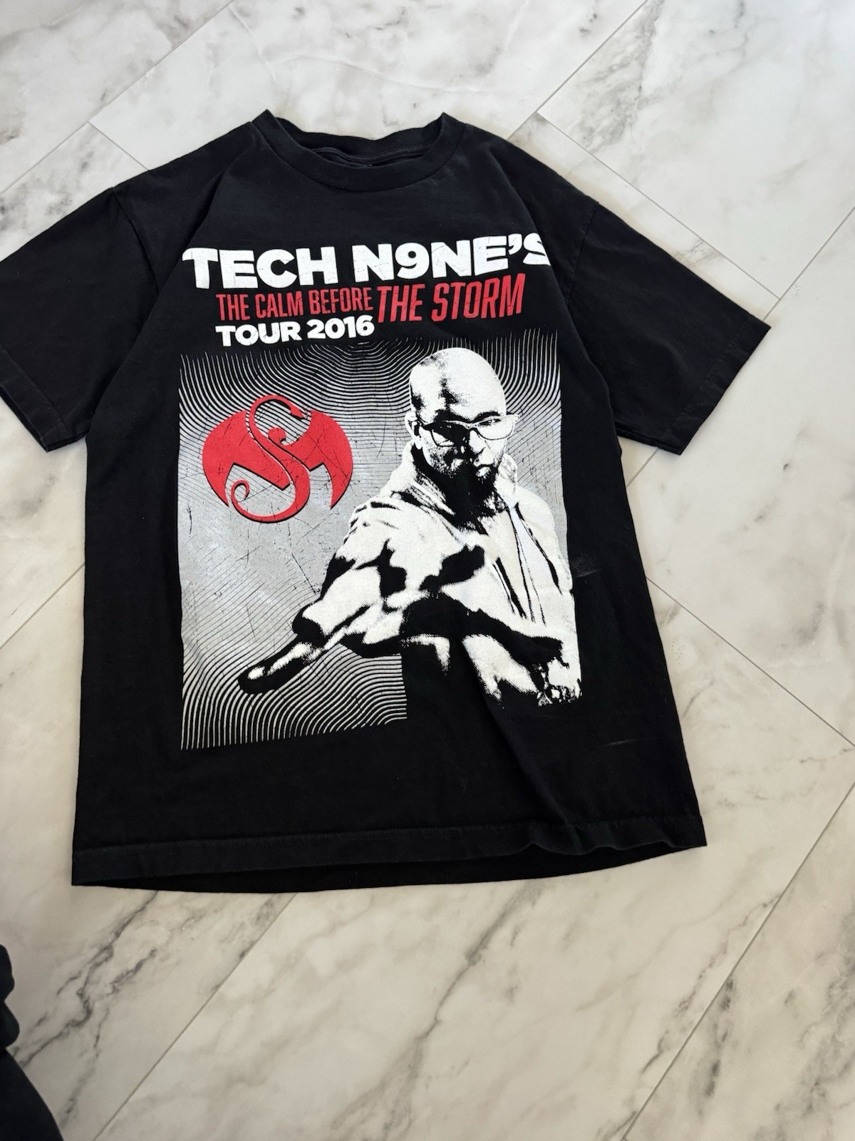 Men’s Vintage Tech 9 Band T Shirt Tour 2000s Size Medium No Tag gallery