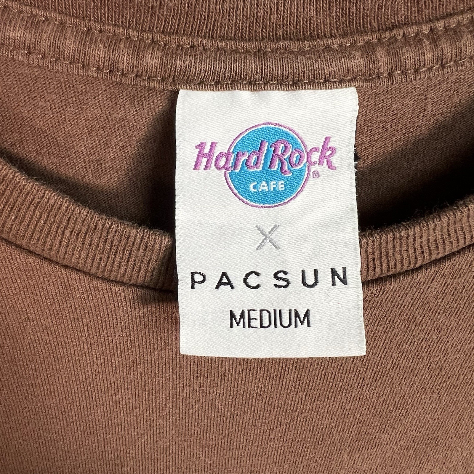 Hard Rock Cafe x Pacsun San Francisco T Shirt Adult Medium Brown Mens gallery