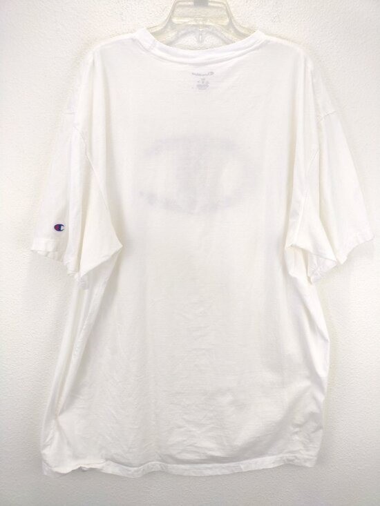 Champion Men's T-Shirt 3XLT Tall White Logo gallery