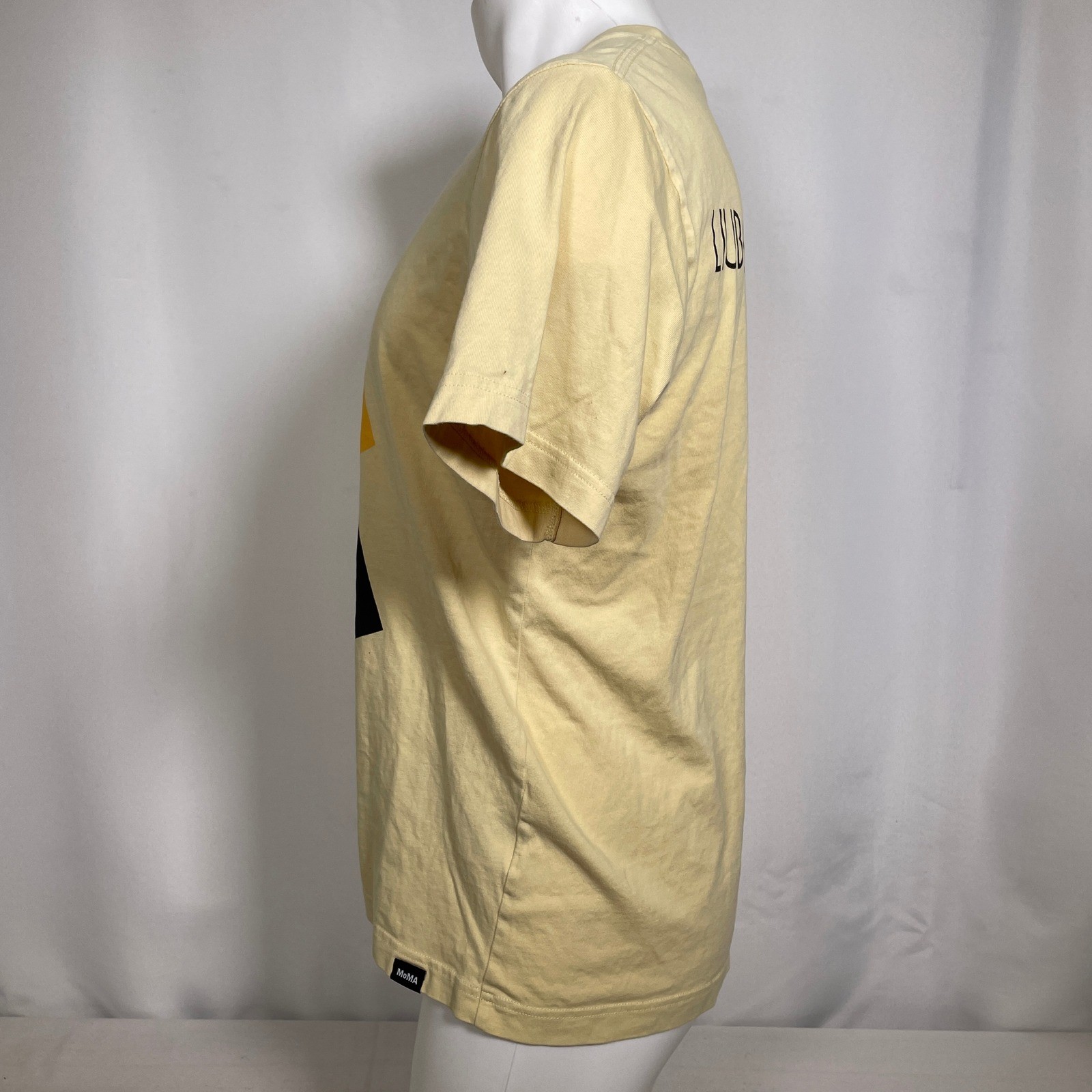 Uniqlo UT MoMA Liubov Popova Abstract Art Yellow T-Shirt Men's LARGE gallery