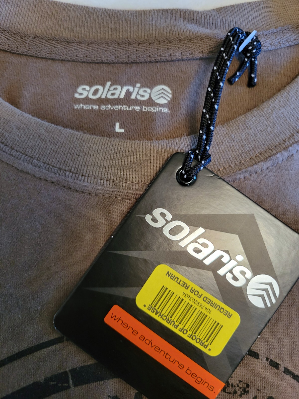 Solaris Long Sleeve Shirt Brown Large Outdoor Lifestyle Mountain New With Tags gallery
