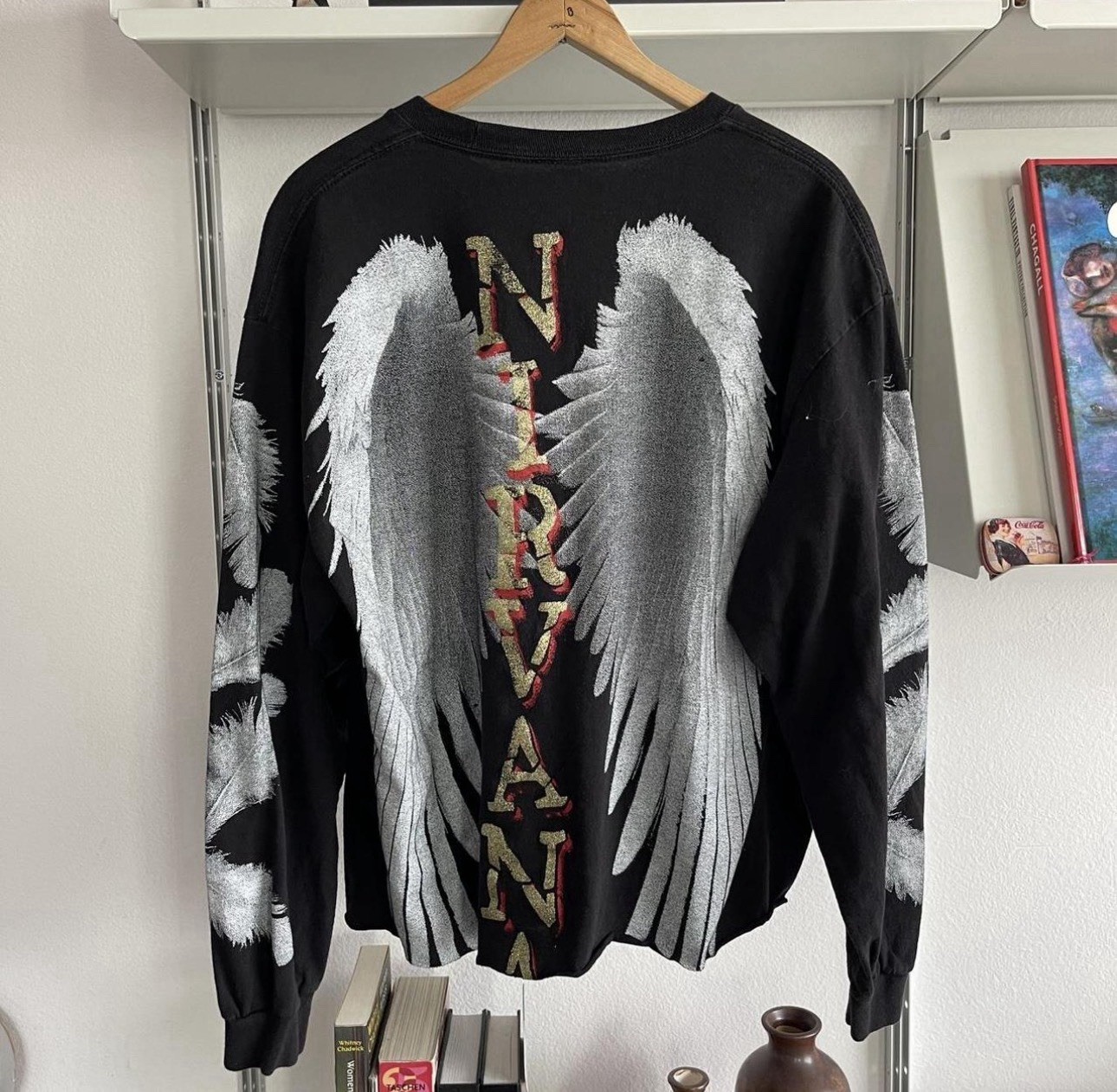Vintage Nirvana Kurt Cobain Long Sleeve Shirt gallery