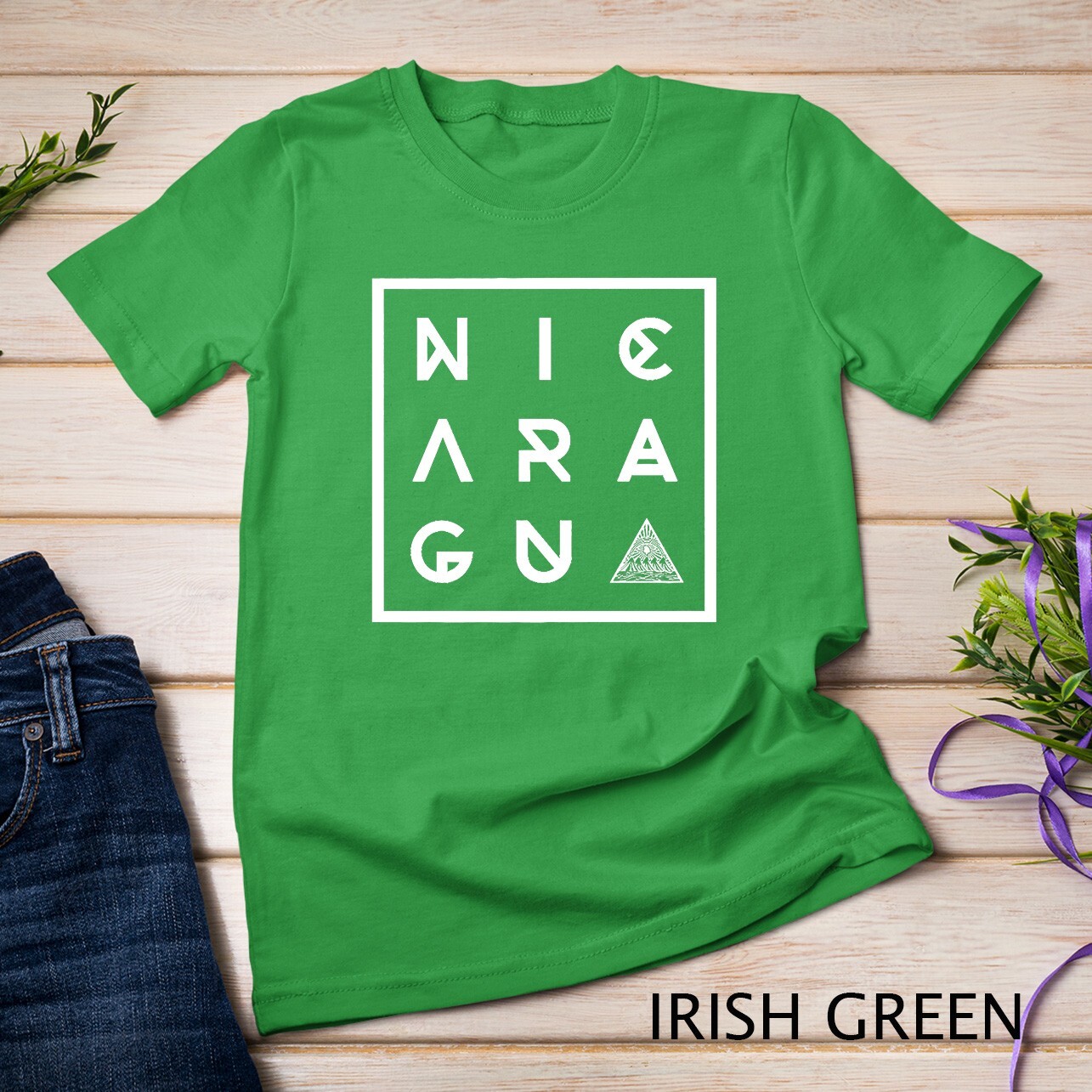 Geometric Nicaragua Premium T-Shirt Unisex T-shirt gallery