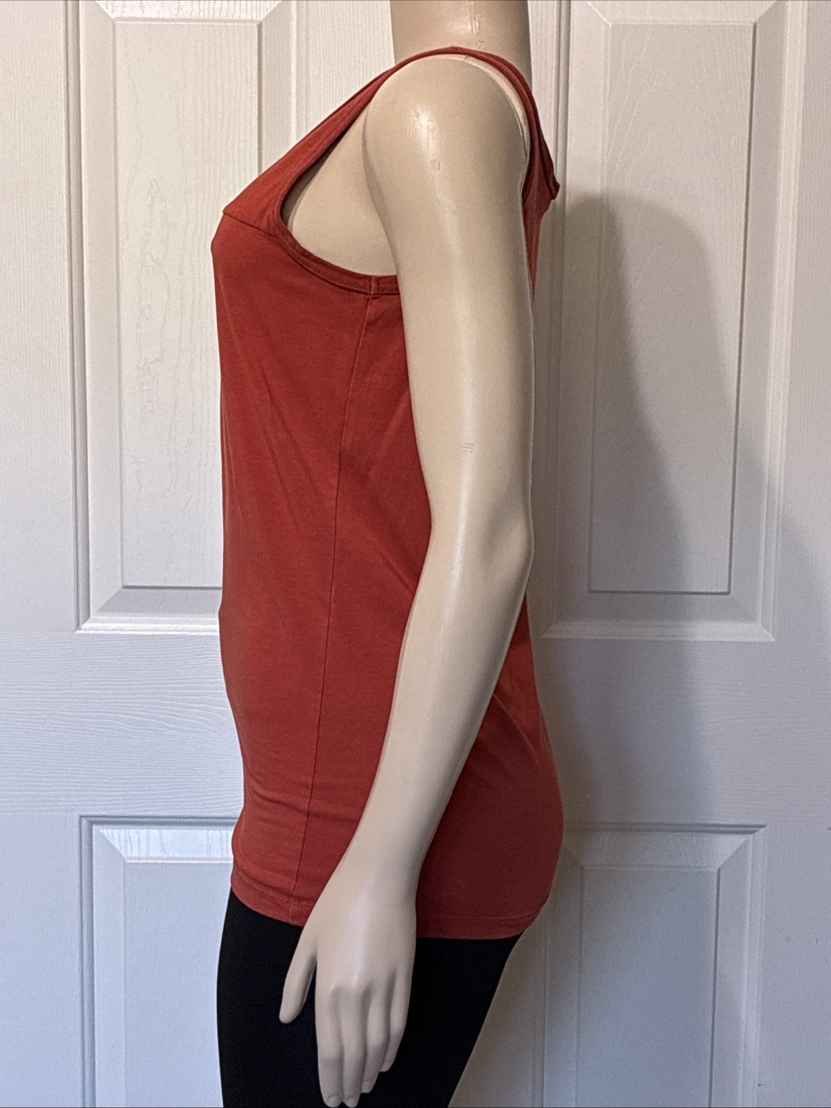 Spiegel Burnt Orange Scoop Neck Sleeveless Tank Top Size Medium gallery