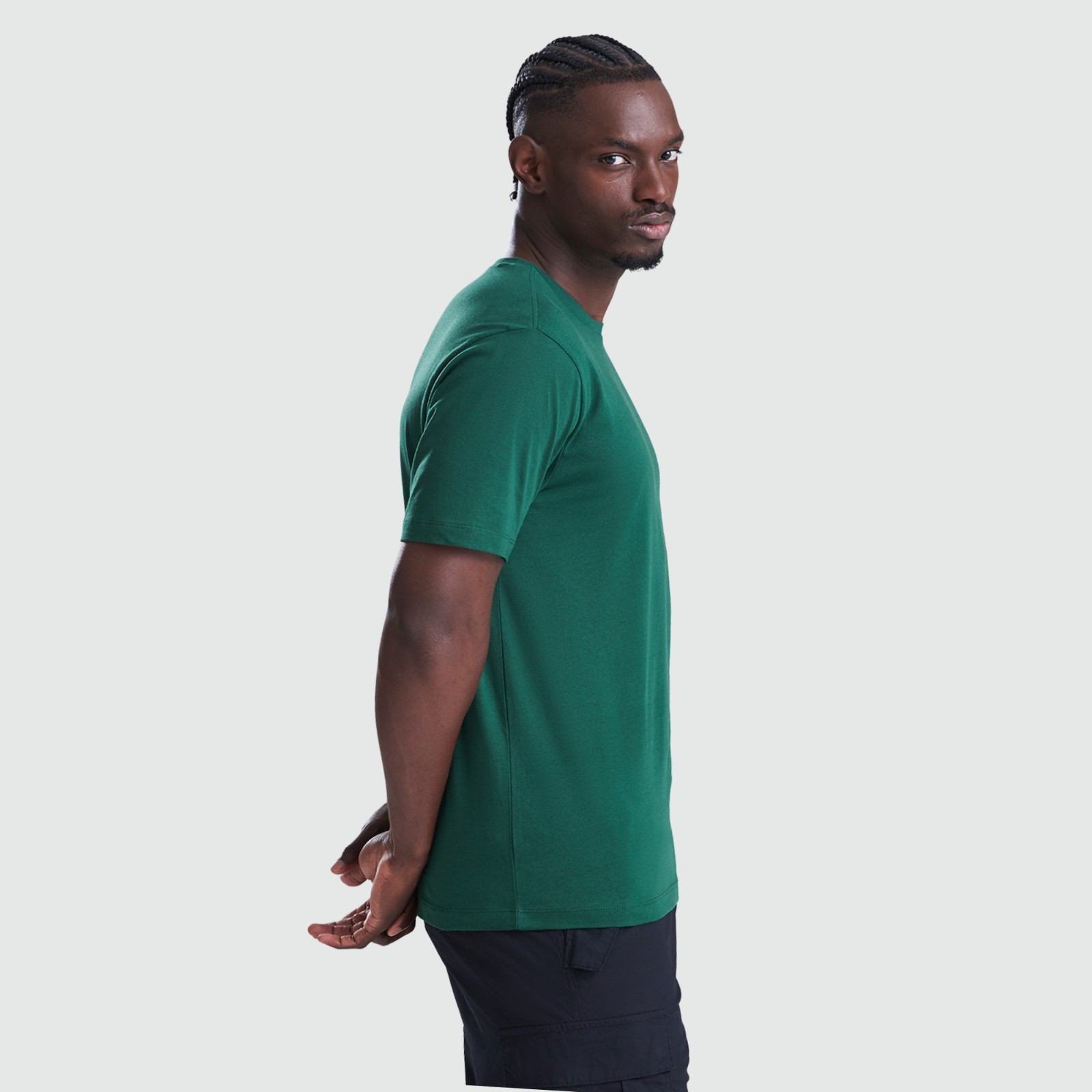 AWDis Men's T Shirts Short Sleeve Crew Neck Tee Lightweight Better Cotton 5 Pack gallery