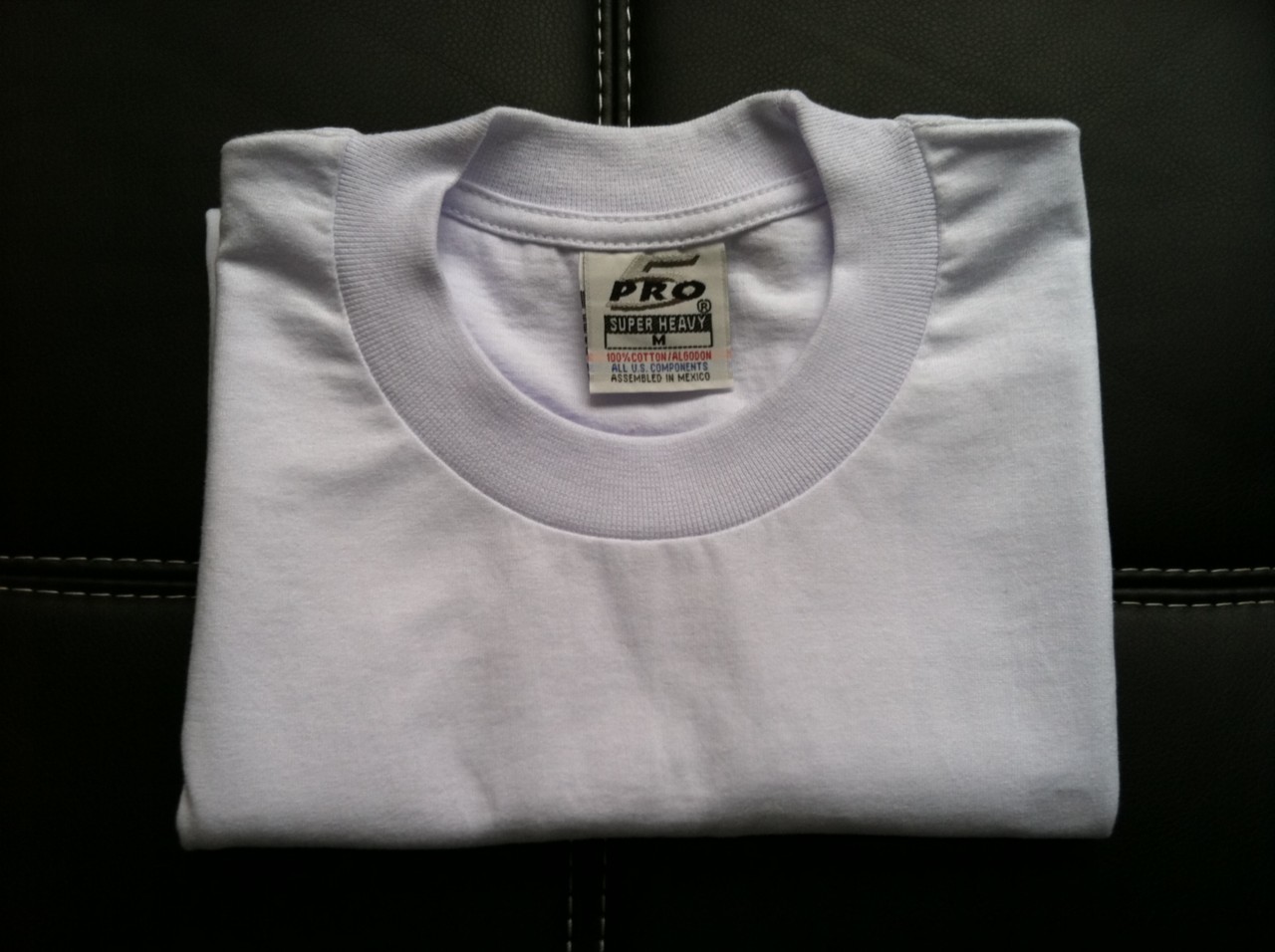 6 NEW PRO 5 PRO5 T-SHIRT SUPER HEAVY WHITE TEE PLAIN BLANK S-7XL 6PC gallery
