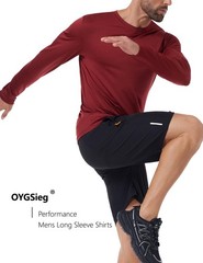 6 Pack Men’s Quick Dry Long Sleeve Shirts Moisture Wicking Sun Protection UV …