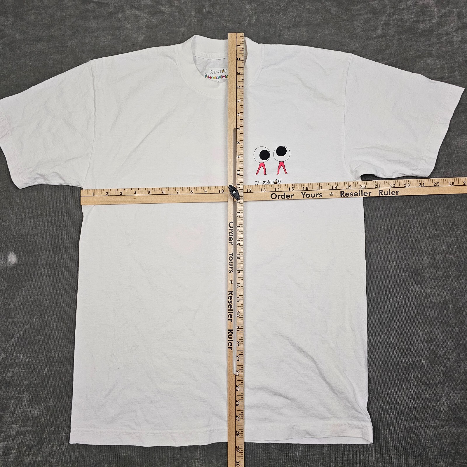J. Balvin x Friendswithyou T-Shirt Men Medium M Friends With You Smiley Tee gallery