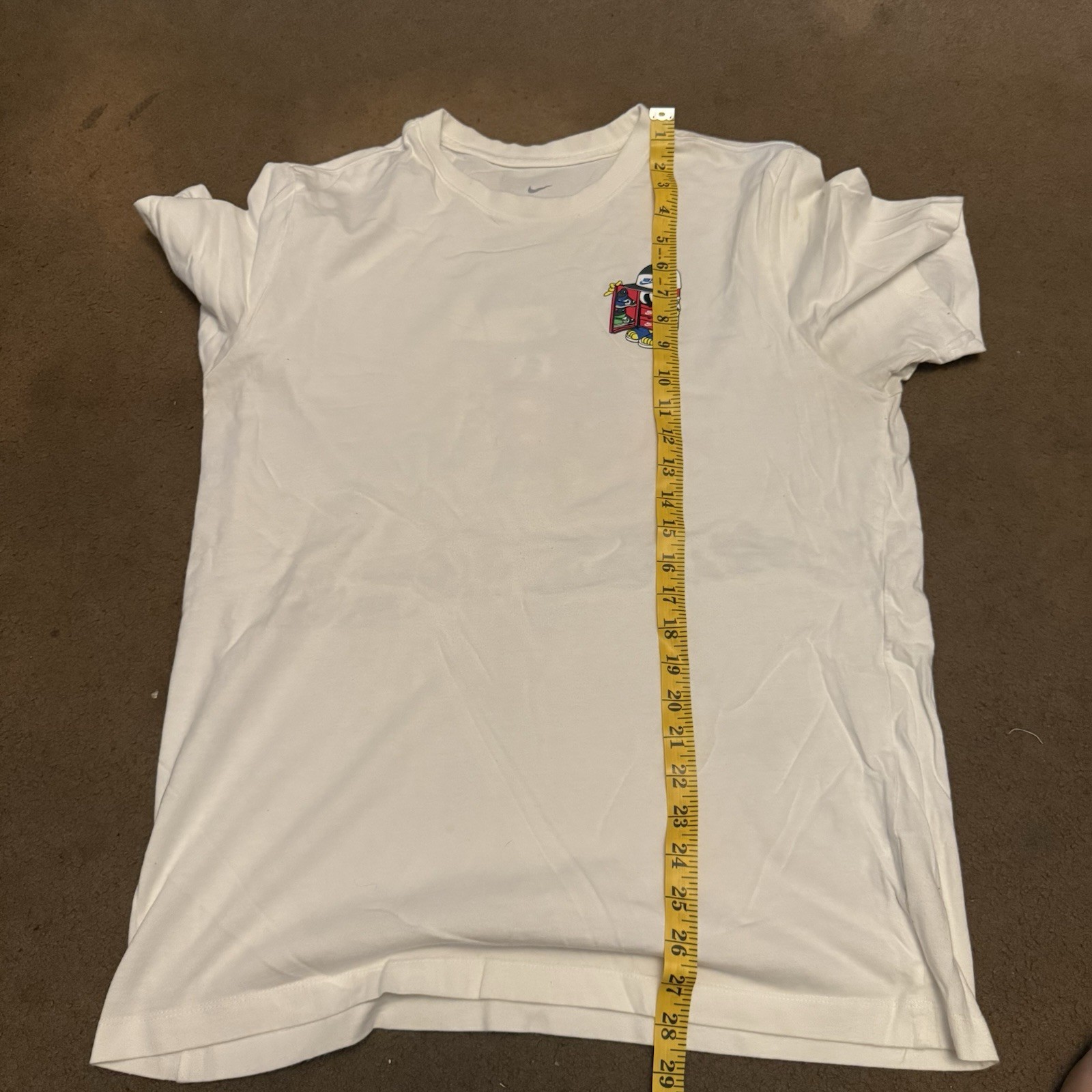 Nike The Nike Tee Men's Graphic Shoebox Cotton Knit Crew Neck T-Shirt White L gallery