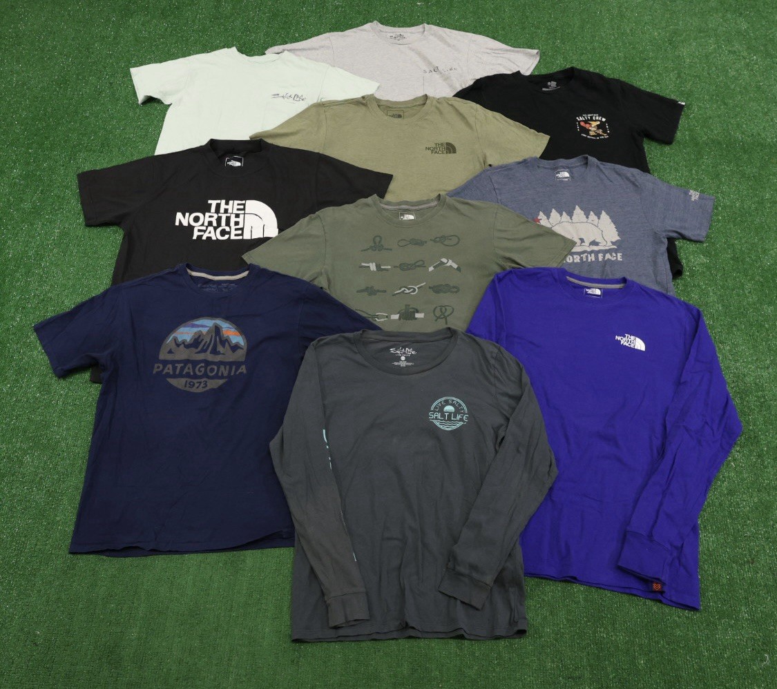 Lot Of 10 T-Shirts Men’s Size Small Salt Life North Face Beach Outdoor X101 gallery