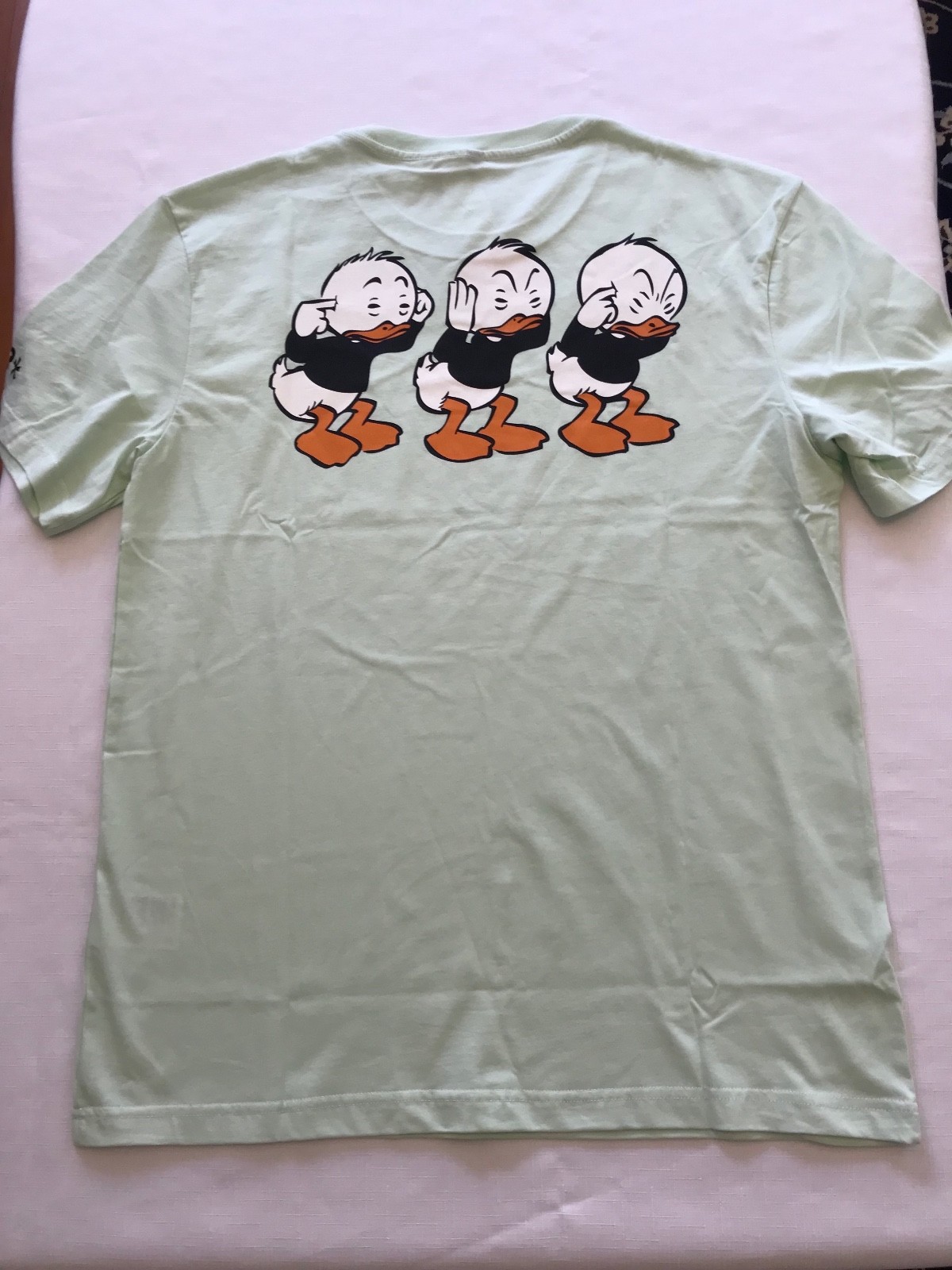 Authentic Disney HUEY DEWEY LOUIE H&M T-Shirt NEW Sizes XS,S,M,L,XL DOUBLE-SIDED