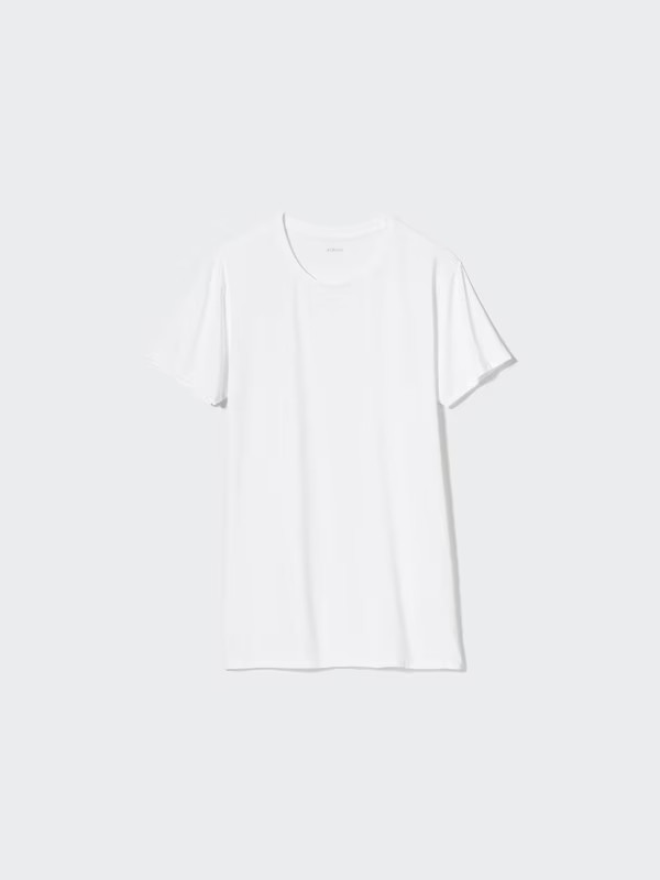 [2PCS SAME COLOR] UNIQLO AIRism Crew Neck T-shirt XS-4XL Men 482519 Japan NWT gallery