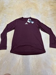 adidas Creator Long Sleeve Tee Maroon EK0128 Men’s Size Large New W Tags