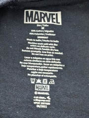Marvel Captain America Shield Graphic T Shirt Mens Medium Black Superhero Tee