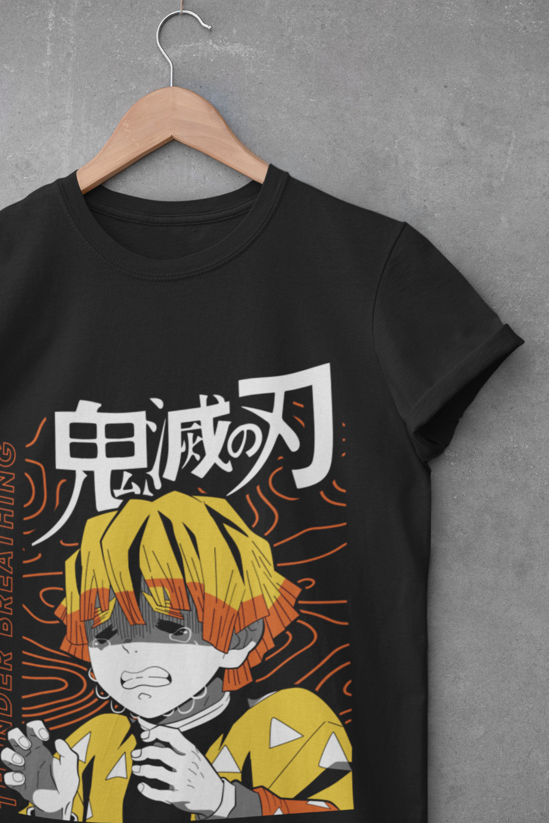 Demon Slayer Shirt Zenitsu Tshirt Tanjiro T-Shirt Muzan Doma Tee Inosuke Nezuko gallery