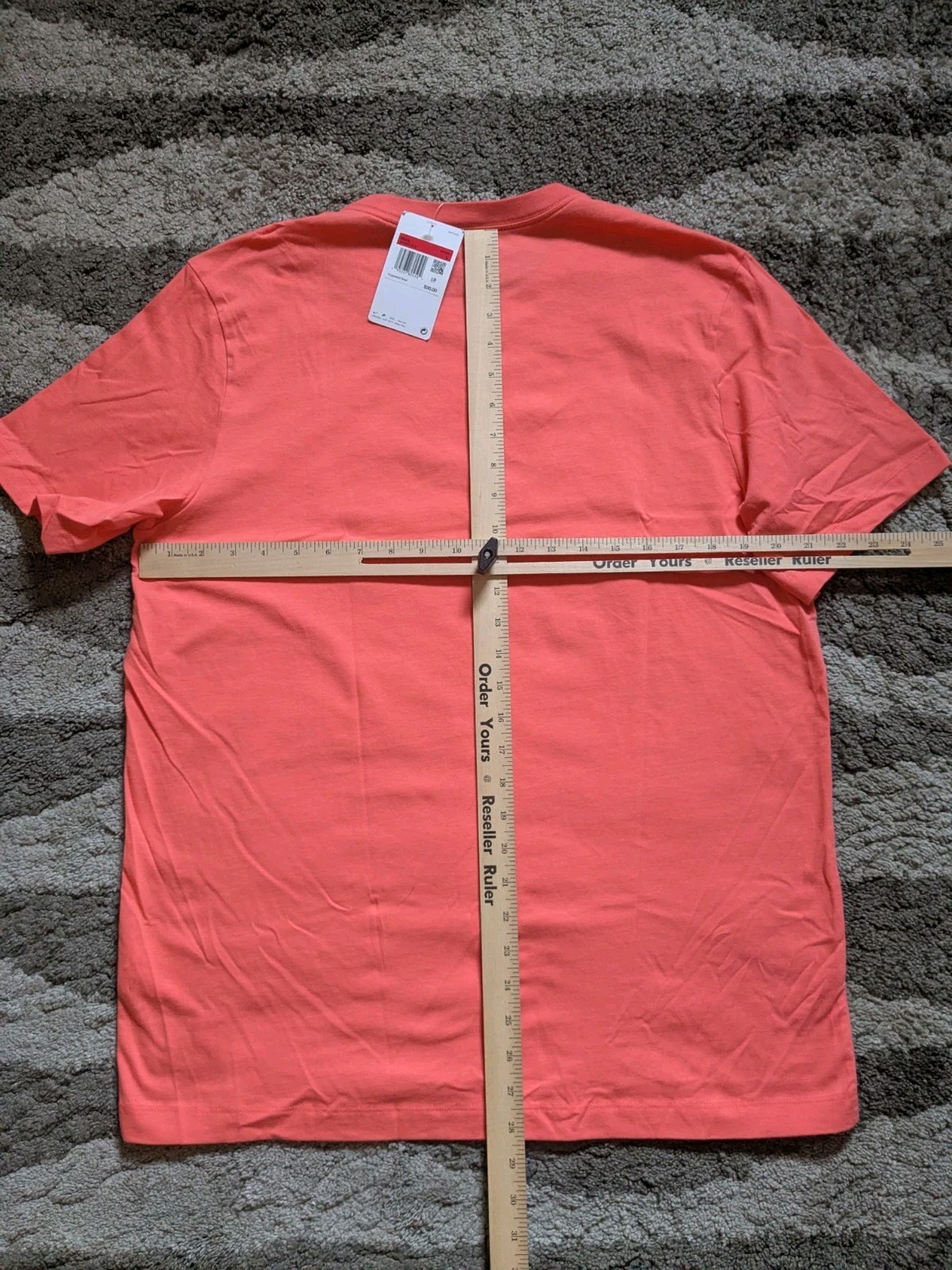 Nike Shirt Men's Adult Large Orange Sportswear Magic Ember Short Sleeve gallery