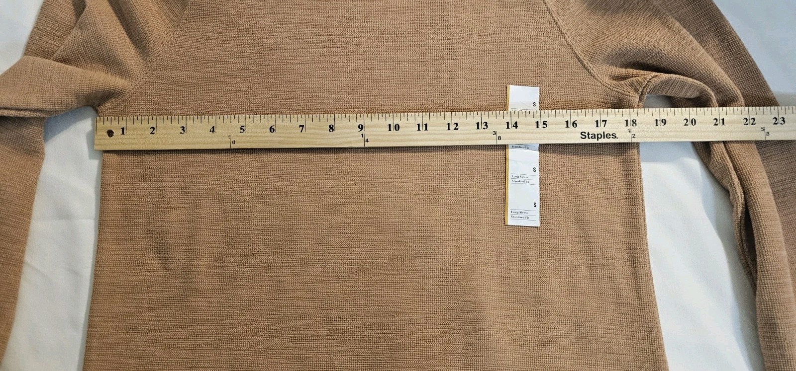 NWT Goodfellow & Co - Men’s sz S Textured Pullover Shirt in Natures Brown gallery